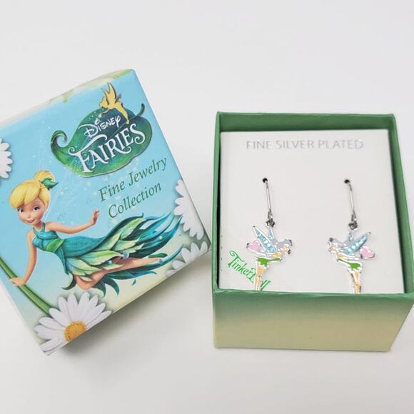 Disney Fairies Tinker Bell Dangle Earrings - Picture 3 of 13